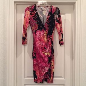 Cache Faux Wrap Dress
